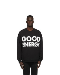 Moschino Black Good Energy Sweatshirt