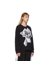 MM6 MAISON MARGIELA Black Graphic Sweatshirt