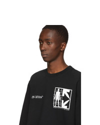 Off-White Black Half Arrows Man Sweatshirt