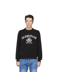 Dolce and Gabbana Black Heritage Sweatshirt