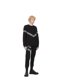 Givenchy Black Logo Chain Sweatshirt