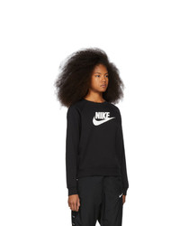 Nike Black Logo Crewneck Sweatshirt