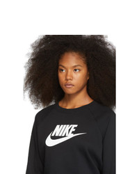 Nike Black Logo Crewneck Sweatshirt