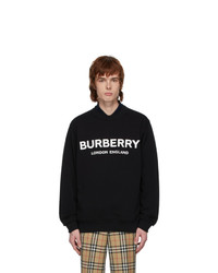 Burberry Black Logo Lanslow Sweatshirt