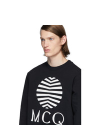 McQ Alexander McQueen Black Logo Sweatshirt