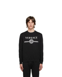 Versace Black Medusa Logo Sweatshirt