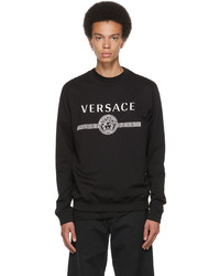 Versace Black Medusa Logo Sweatshirt