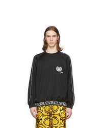 Versace Underwear Black Medusa Sweatshirt