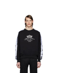 Dolce and Gabbana Black Millennials Star Sweatshirt