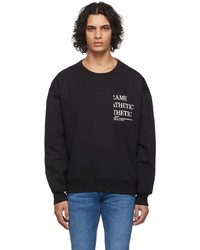 Frame Black Modern Blocking Sweatshirt