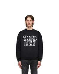 Second/Layer Black Outline Sweatshirt