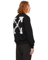 Off-White Black Paint Arrow Sweatshirt