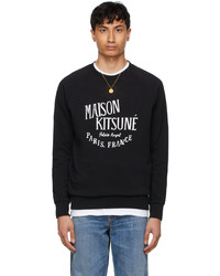 MAISON KITSUNÉ Black Palais Royal Classic Sweatshirt