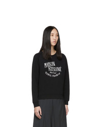 MAISON KITSUNE Black Palais Royal Sweatshirt
