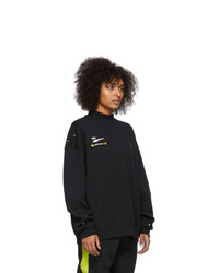 Ader Error Black Puma Edition Crewneck Sweatshirt