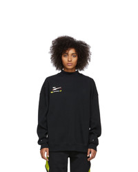 Ader Error Black Puma Edition Crewneck Sweatshirt