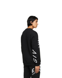 Givenchy Black Refracted Logo Sweatshirt