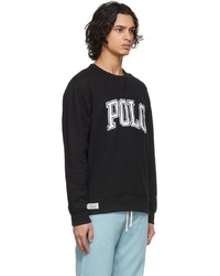 Polo Ralph Lauren Black Rl Fleece Logo Sweatshirt