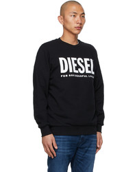 Diesel Black S Gir Division Logo Sweatshirt