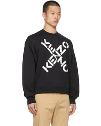 Kenzo Black Sport Big X Sweatshirt