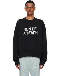 Palm Angels Black Sun Of A Beach Sweatshirt