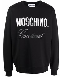 Moschino Crystal Stud Couture Sweatshirt
