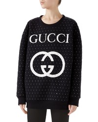 Gucci Logo Crystal Sweatshirt