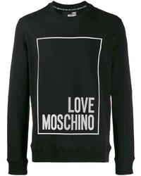 Love Moschino Logo Plaque Sweatshirt