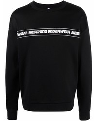 Moschino Logo Print Drop Shoulder Sweatshirt