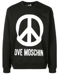 Love Moschino Logo Print Sweatshirt