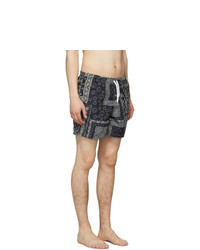 Bather Black Bandana Swim Shorts