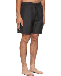 Versace Underwear Black Logo Swim Shorts