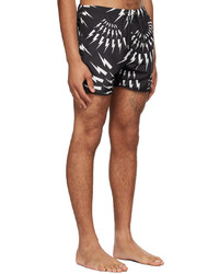 Neil Barrett Black Polyester Swim Shorts