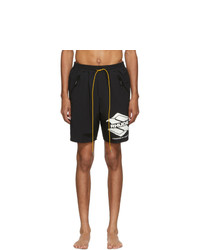 Rhude Black Rhanger Swim Shorts
