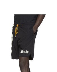Rhude Black Track Swim Shorts