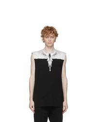 Marcelo Burlon County of Milan Black And White Wings Tank Top