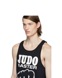 McQ Alexander McQueen Black Judo Master Tank Top