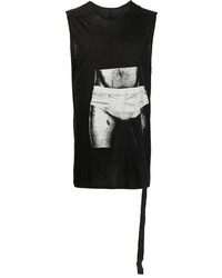 Rick Owens DRKSHDW Graphic Print Cotton Vest