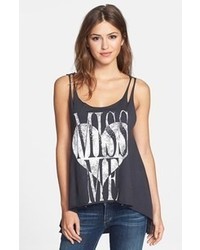 Miss Me Heart Graphic Cotton Tank