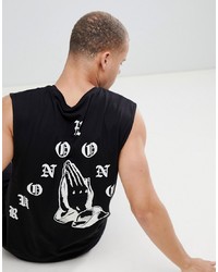 Honour Hnr Ldn Hands Back Print Sleeveless T Shirt Vest