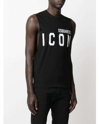 DSQUARED2 Icon Logo Print Tank Top