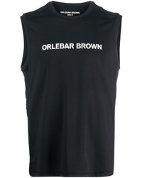 Orlebar Brown Logo Print Jersey Tank Top