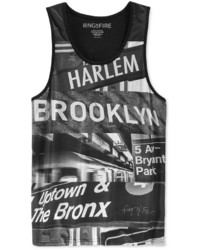 Ring Of Fire New York Graphic Print Tank