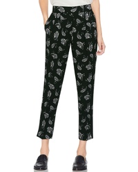 Vince Camuto Paisley Affair Pleated Ankle Pants
