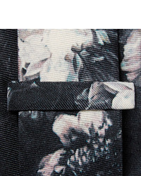 Alexander McQueen 7cm Floral Print Silk Twill Tie