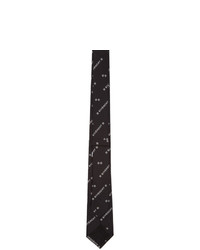 Givenchy Black And White 4g Tie
