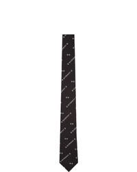 Givenchy Black And White 4g Tie