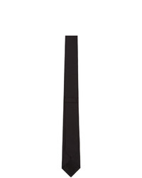Givenchy Black And White Vertical Logo Tie