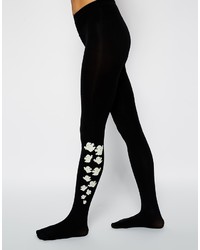 Asos Collection Halloween Ghost Tights Glow In The Dark