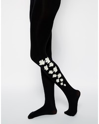 Asos Collection Halloween Ghost Tights Glow In The Dark
